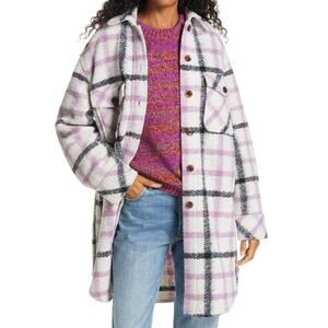 Samsoe Samsoe Galatea Plaid Oversized
Shirt Jacket